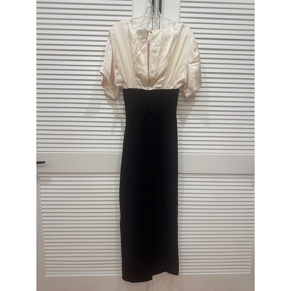 STAUD Black and Cream Maxi Dress - Picture 7 of 7